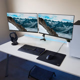 desire2 Monitorarm Duo Aluminium