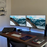 desire2 Monitorarm Duo Aluminium
