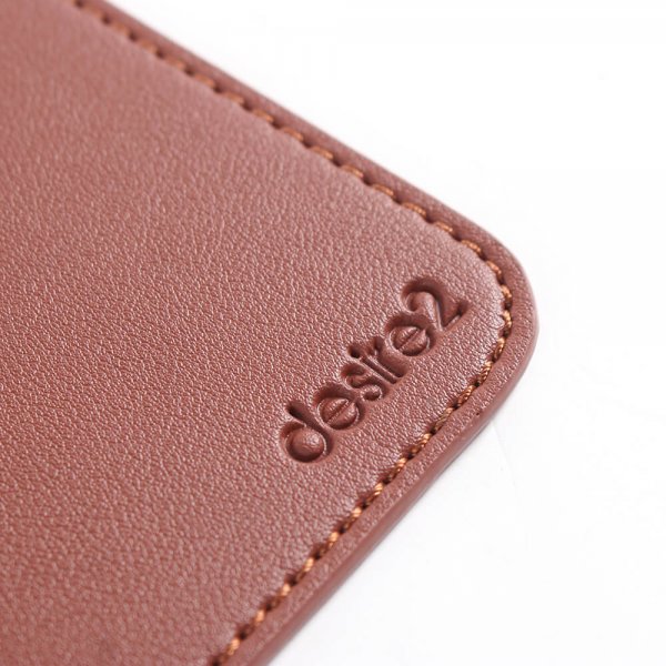 desire2 Skrivebordsmåtte Vegansk Læder 400x900mm Brun