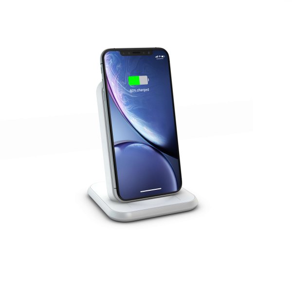 Zens Stand Aluminium trådløs oplader Hvid