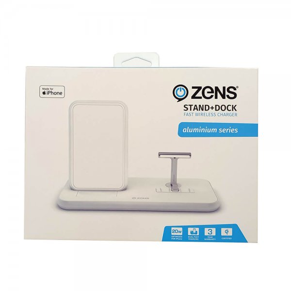 Zens Stand/Dock Aluminium trådløs oplader