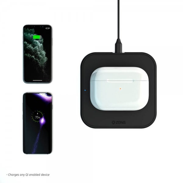 Zens Single Fast Wireless Charger Slim-line