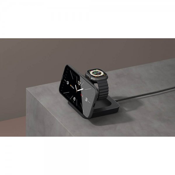 Zens Trådløs Oplader Nightstand Charger Pro 2 MagSafe Sort