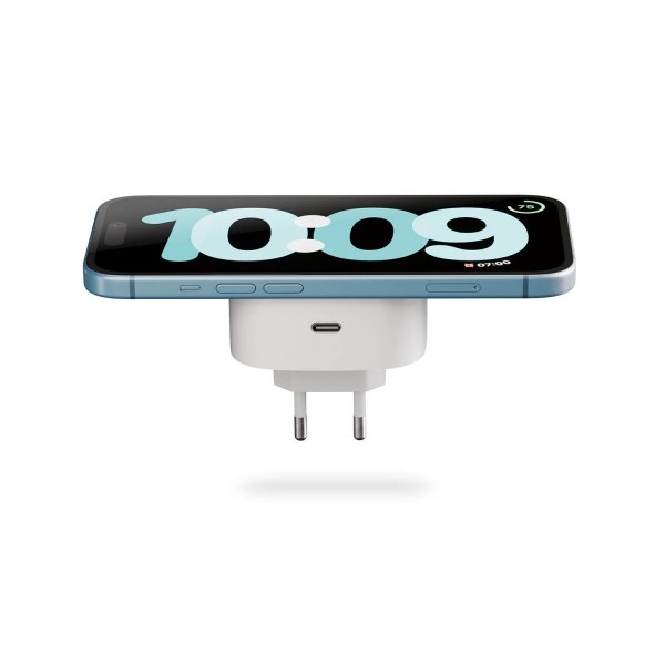 Zens Trådløs Oplader Vægadapter Qi2 MagSafe Hvid