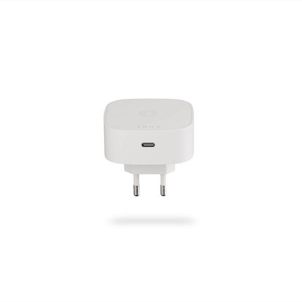 Zens Trådløs Oplader Vægadapter Qi2 MagSafe Hvid