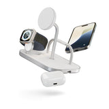 Zens Trådløs Oplader 4-1 Qi2 MagSafe Hvid