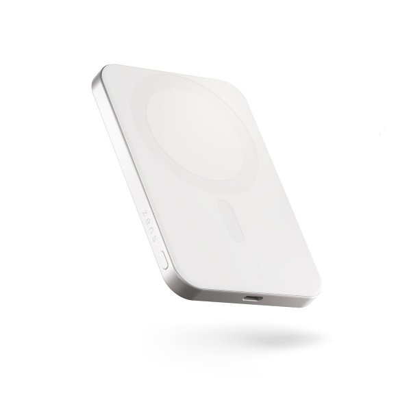 Zens Powerbank Pro 1 Slim 5000 mAh Qi2 MagSafe Hvid