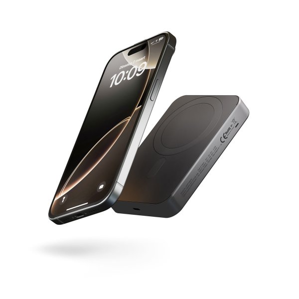 Zens Powerbank Pro 1 Slim 10.000 mAh Qi2 MagSafe Sort