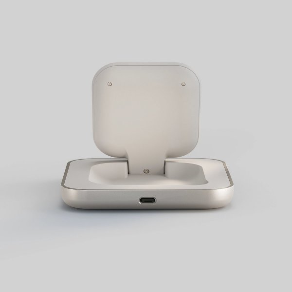 Zens Trådløs Oplader Magnetic Nightstand Charger Qi2 15W Hvid