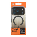 iPhone 17 Pro Cover Bølget MagSafe Grå