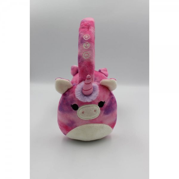 Squishmallows Høretelefoner Plys Bluetooth-Hovedtelefoner Lola Enhjørningen