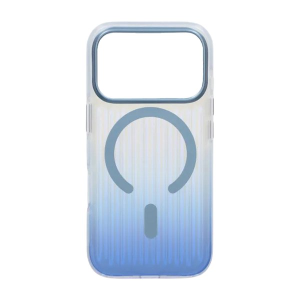 iPhone 17 Pro Cover Korrugeret MagSafe Blå