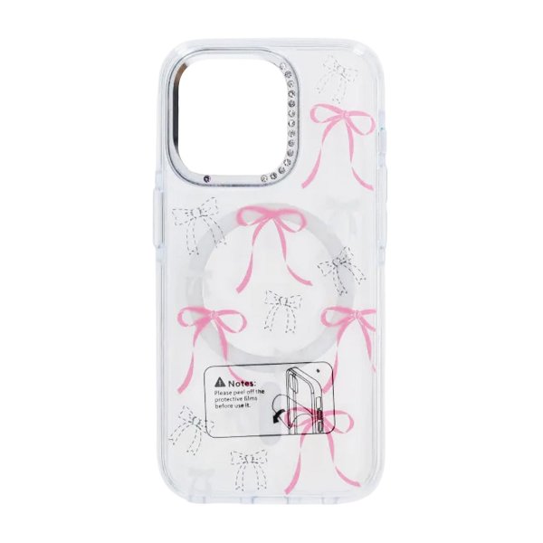 iPhone 15 Pro Max Cover Mønster MagSafe Roset