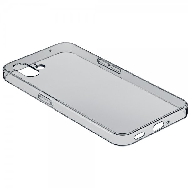 Nothing Phone (1) Original Cover Gennemsigtig Sort