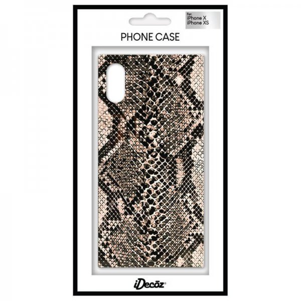 iDecoz iPhone X/Xs Cover Square Case Python