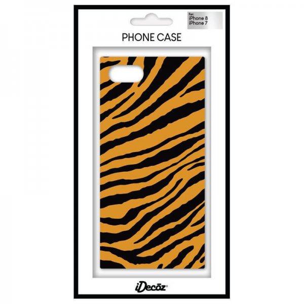 iDecoz iPhone 7/8/SE Skal Square Case Tiger