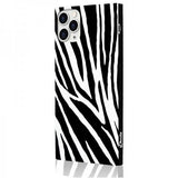 iDecoz iPhone 11 Pro Cover Square Case Zebra