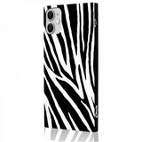 iDecoz iPhone 11 Cover Square Case Zebra