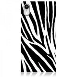 iDecoz iPhone Xr Cover Square Case Zebra