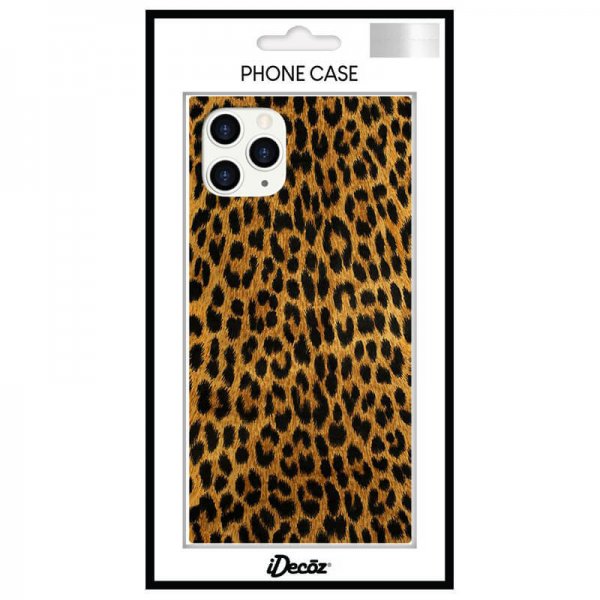 iDecoz iPhone 11 Pro Cover Square Case Leopard