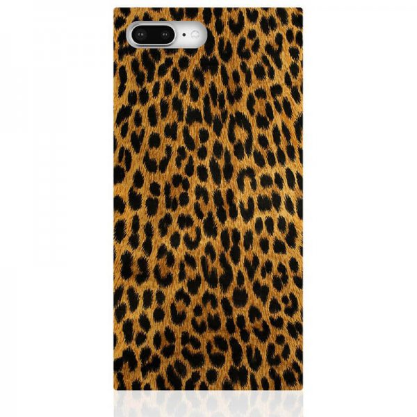 iDecoz iPhone 7 Plus/iPhone 8 Plus Cover Square Case Leopard