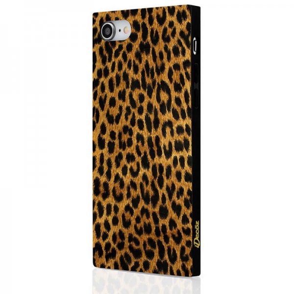 iDecoz iPhone 7/8/SE Cover Square Leopard
