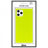 iDecoz iPhone 11 Pro Max Square Cover Neon Gul