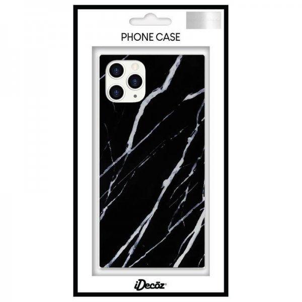 iDecoz iPhone 11 Pro Max Square Case Marble Sort