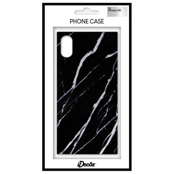 iDecoz iPhone Xr Cover Square Case Marble Sort