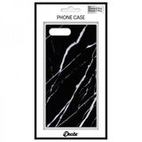 iDecoz iPhone 7 Plus/iPhone 8 Plus Cover Square Case Marmor Sort