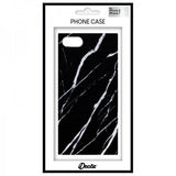 iDecoz iPhone 7/8/SE Skal Square Case Marmor Sort