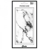 iDecoz iPhone 7/8/SE Cover Square Case Marble Hvid