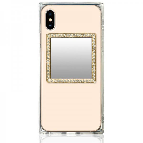 iDecoz Mobilspejl Phone Mirror Gold Crystals