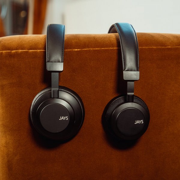 Jays Høretelefoner q-Seven Combo Wireless ANC On-Ear Sort