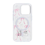 iPhone 15 Pro Max Cover Mønster MagSafe Roset