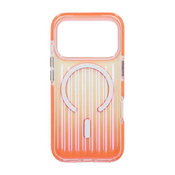 iPhone 17 Pro Cover Bølget MagSafe Orange