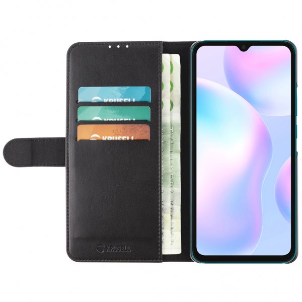 Krusell Xiaomi Redmi 9A Cover PhoneWallet Sort