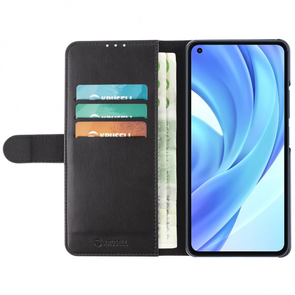 Krusell Xiaomi Mi 11 Lite Etui PhoneWallet Sort