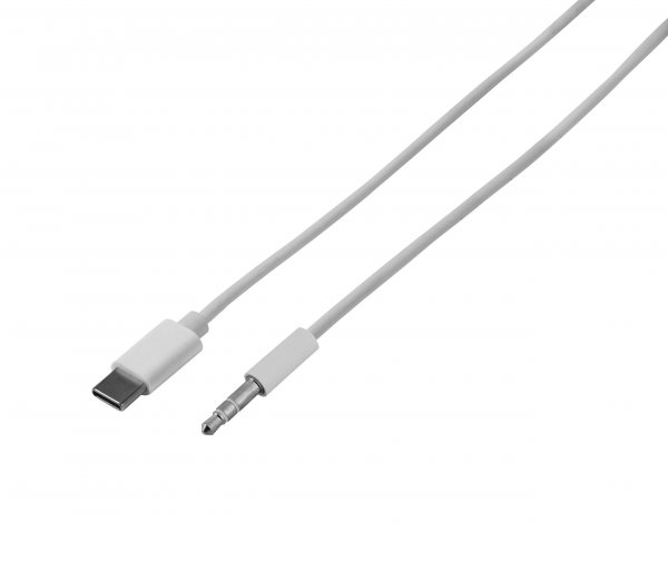 Vivanco Kabel Lydkabel USB-C til 3.5mm 1m Hvid