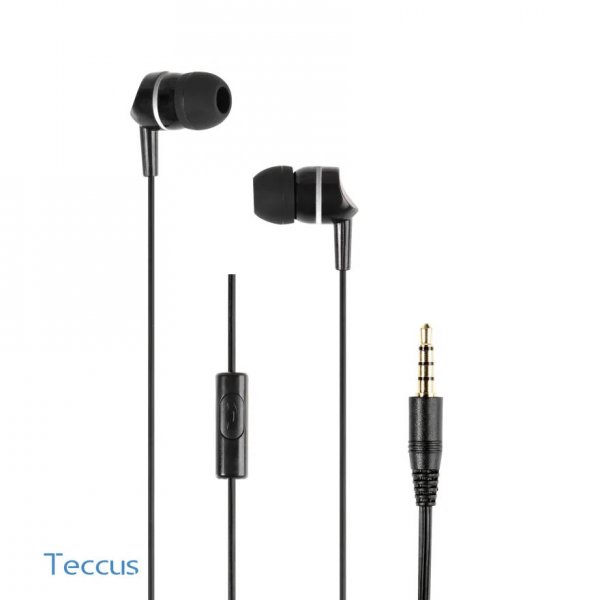 Vivanco Hovedtelefoner med ledning Stereo Earphones 3.5mm Sort