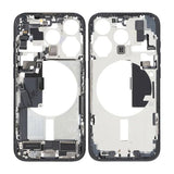 Mellemramme med smådele til iPhone 15 Pro - Blå Titan OEM