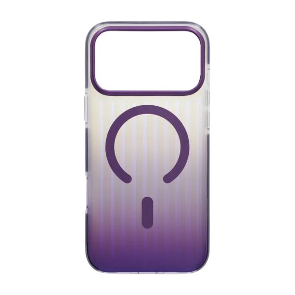 iPhone 17 Pro Cover Bølgepap MagSafe Lilla