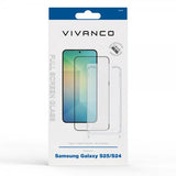 Vivanco Samsung Galaxy S24/Galaxy S25 Skærmbeskyttelse Fuld Skærm
