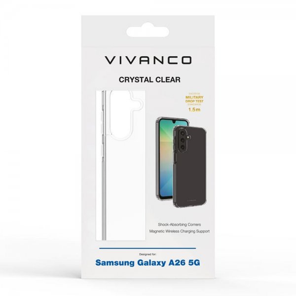 Vivanco Samsung Galaxy A26 Cover Crystal Clear Transparent
