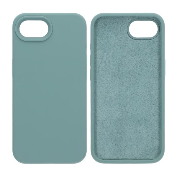 iPhone 16./17. cover silikone grøn