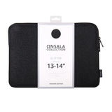 Onsala Sleeve Laptopetui Glitter 14" Sort