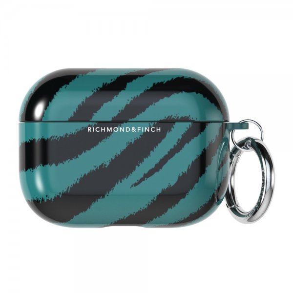 Richmond & Finch AirPods Pro Cover Emerald Zebra