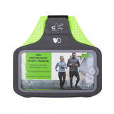 Gear Sportsarmbånd Premium Medium 5.5" Grå/Gul