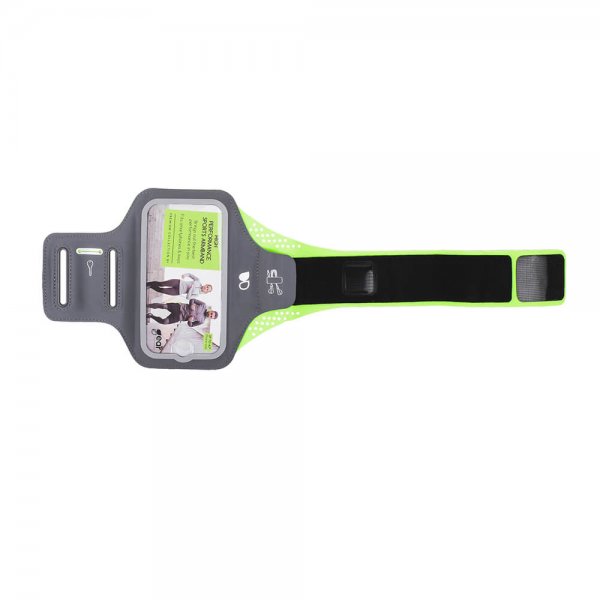 Gear Sportsarmbånd Premium Lille 5" Grå/Gul