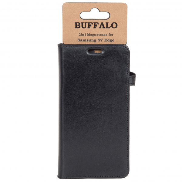 Buffalo Samsung Galaxy S7 Edge Cover 2i1 Magnet Etui Sort